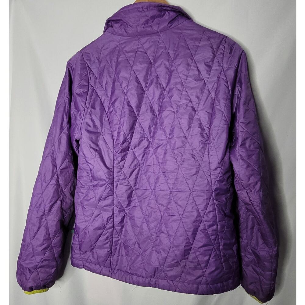 Patagonia- Girl's quilted purple zip jacket- size XL (14) - Picture 4 of 4